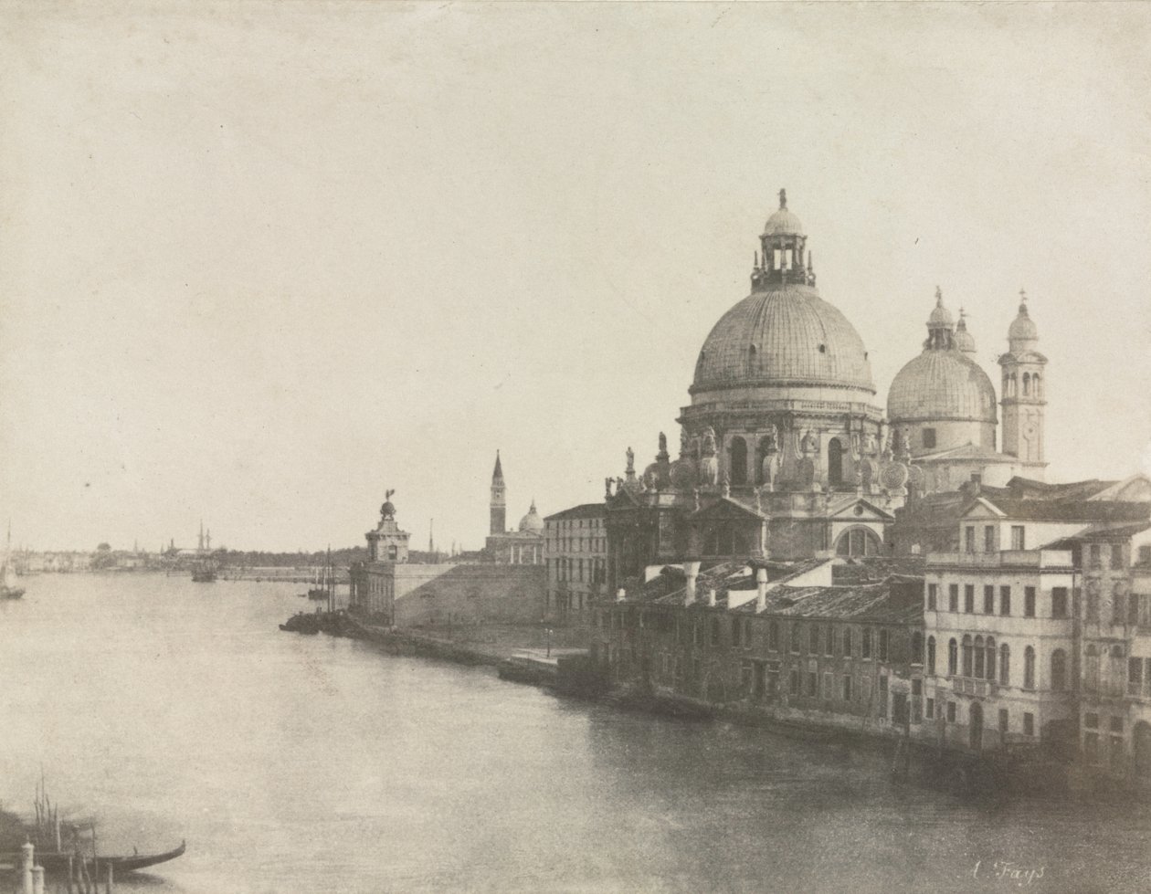 Santa Maria della Salute, vue du Grand Canal, Venise - Rembrandt van Rijn