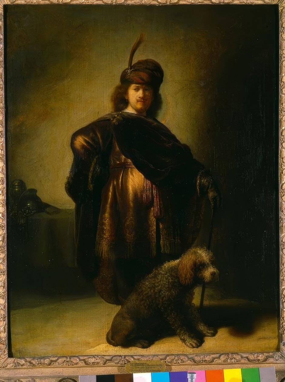 Autoportrait en costume oriental - Rembrandt van Rijn