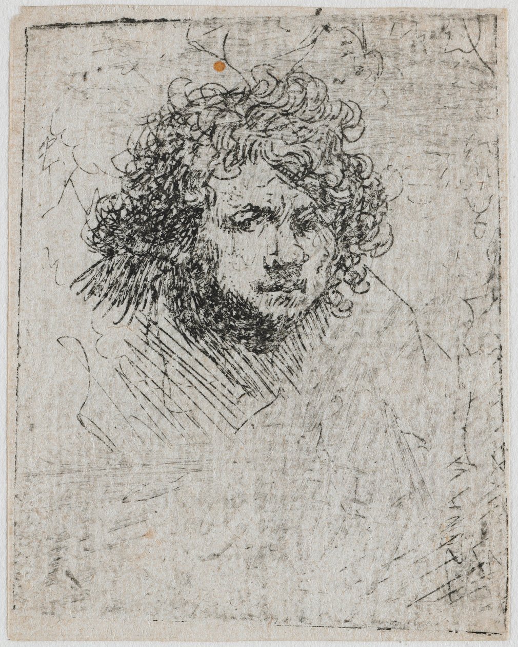 Autoportrait, vers 1626-1629 - Rembrandt van Rijn