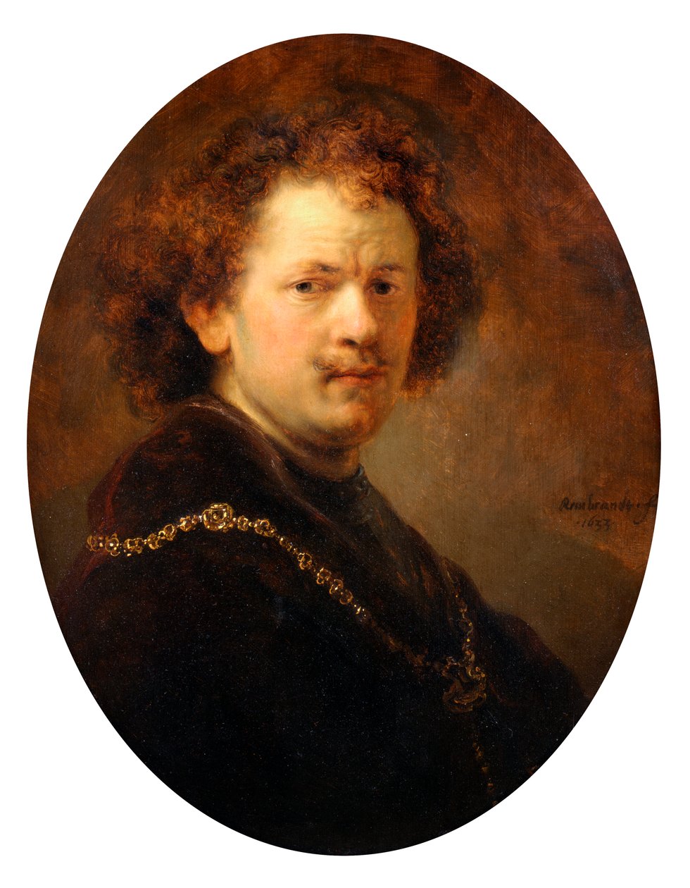 Autoportrait, 1633 - Rembrandt van Rijn