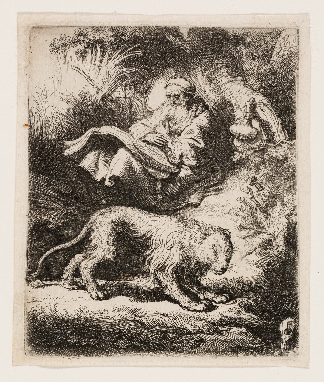 Saint Jérôme lisant - Rembrandt van Rijn