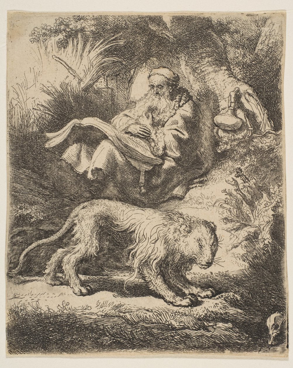 Saint Jérôme lisant, 1634 - Rembrandt van Rijn