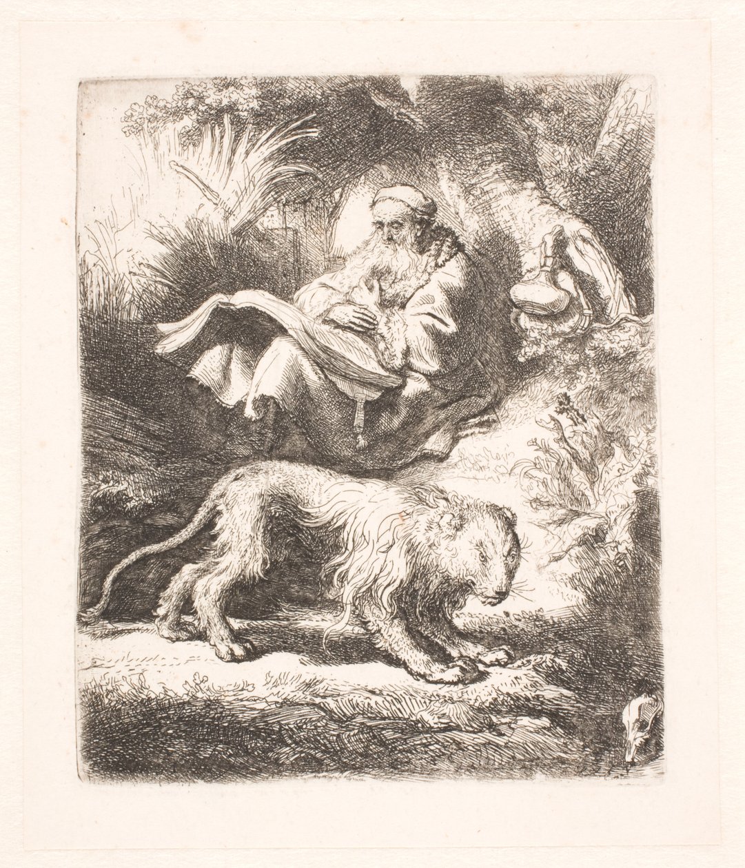 Saint Jérôme lisant - Rembrandt van Rijn