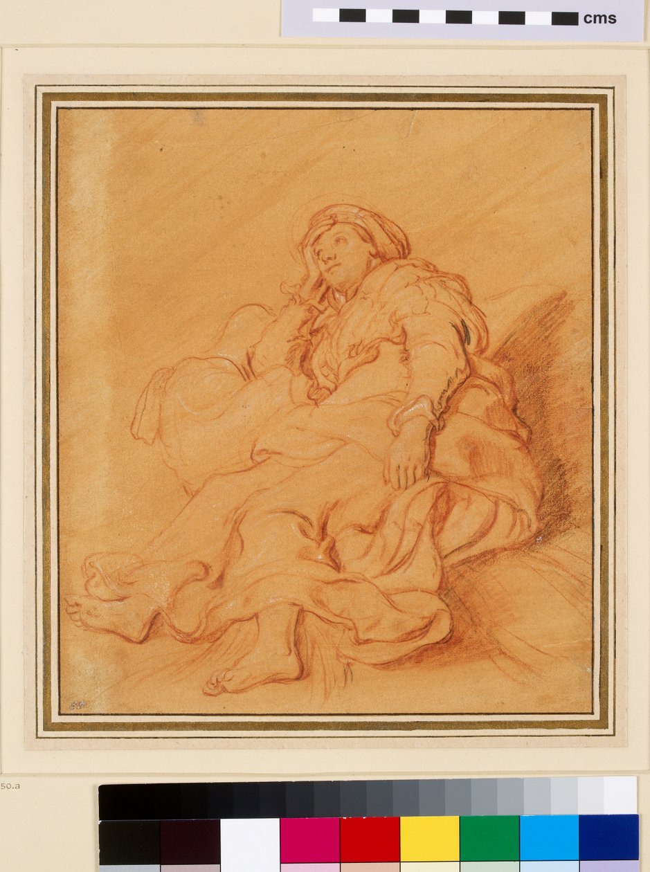 Étude de la figure de Rachel - Rembrandt van Rijn