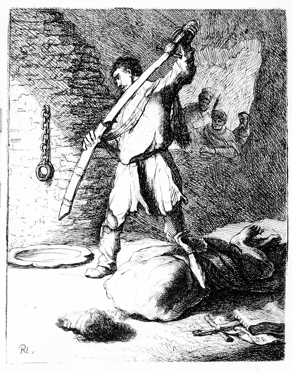 La décapitation de Saint Jean-Baptiste, vers 1627 - Rembrandt van Rijn