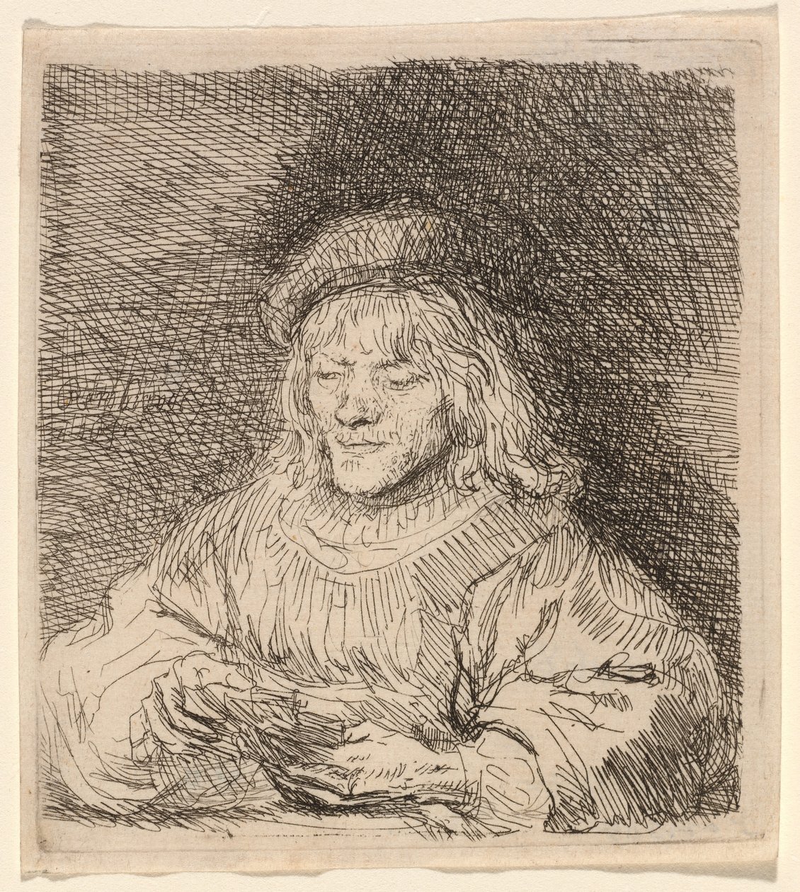 Le Joueur de Cartes - Rembrandt van Rijn