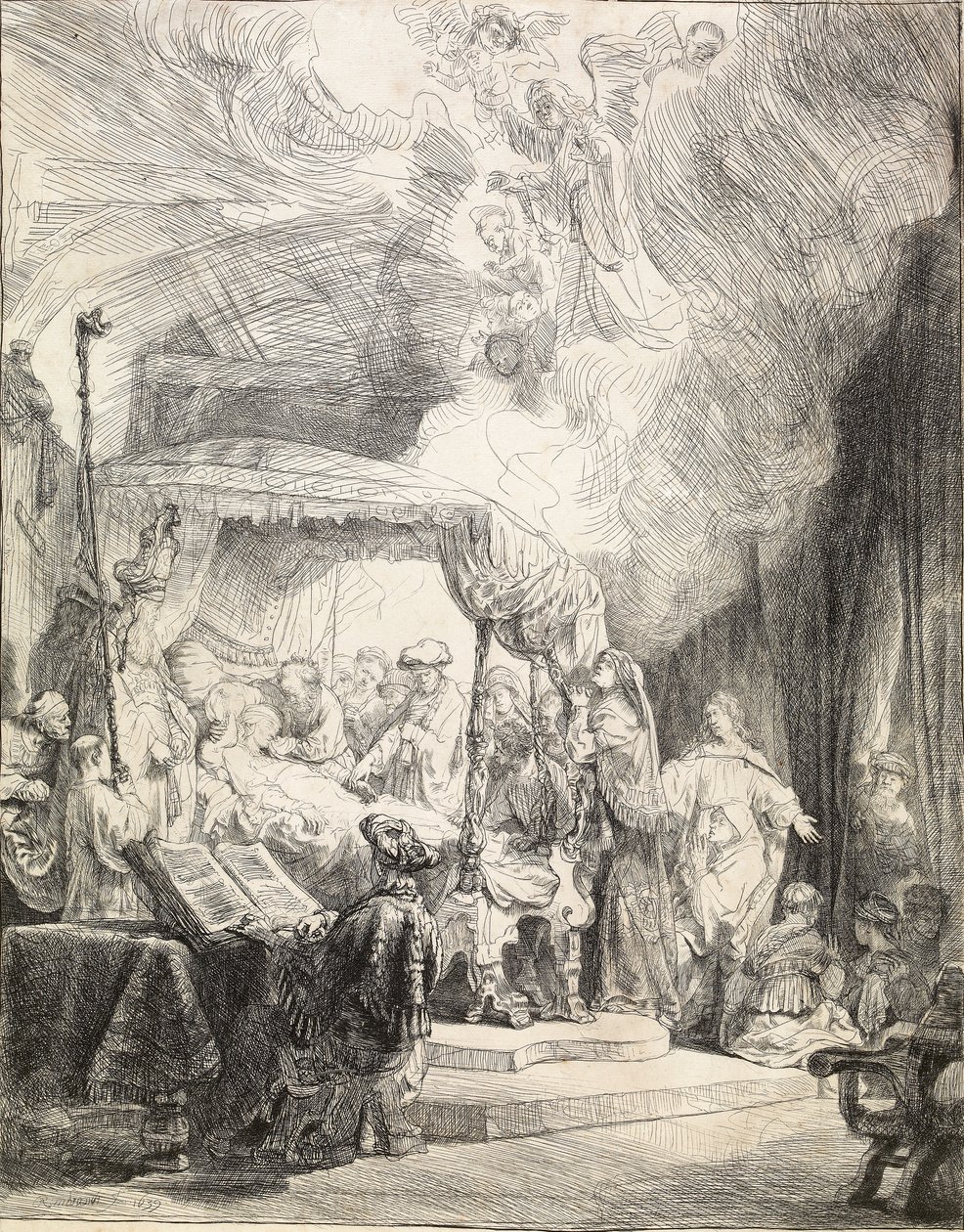 La Mort de la Vierge, 1639 - Rembrandt van Rijn