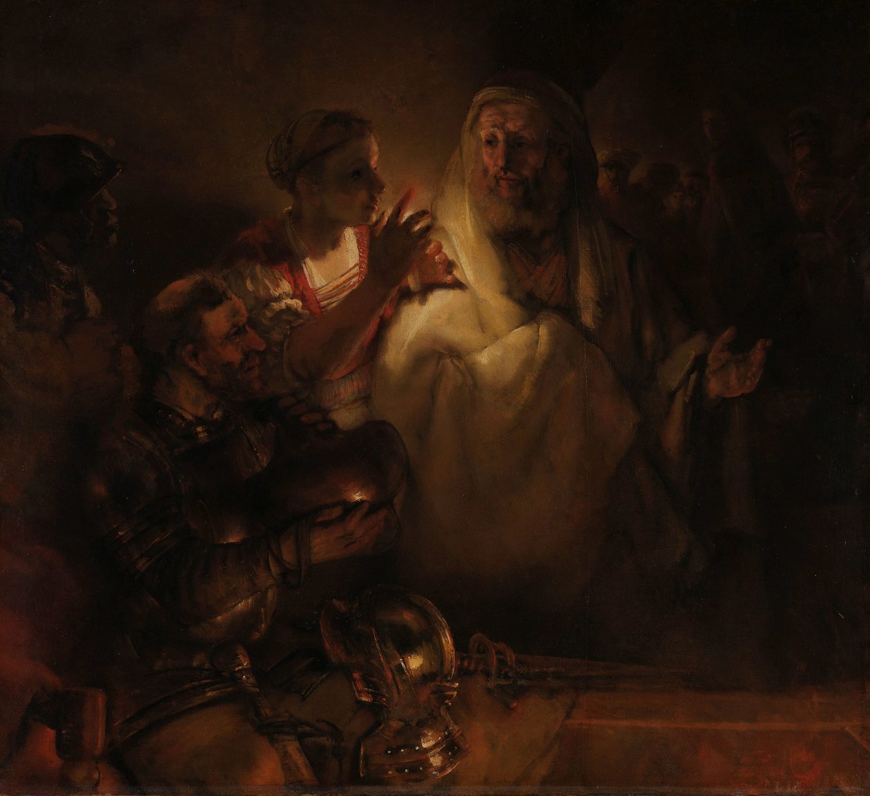 Le reniement de Saint Pierre - Rembrandt van Rijn