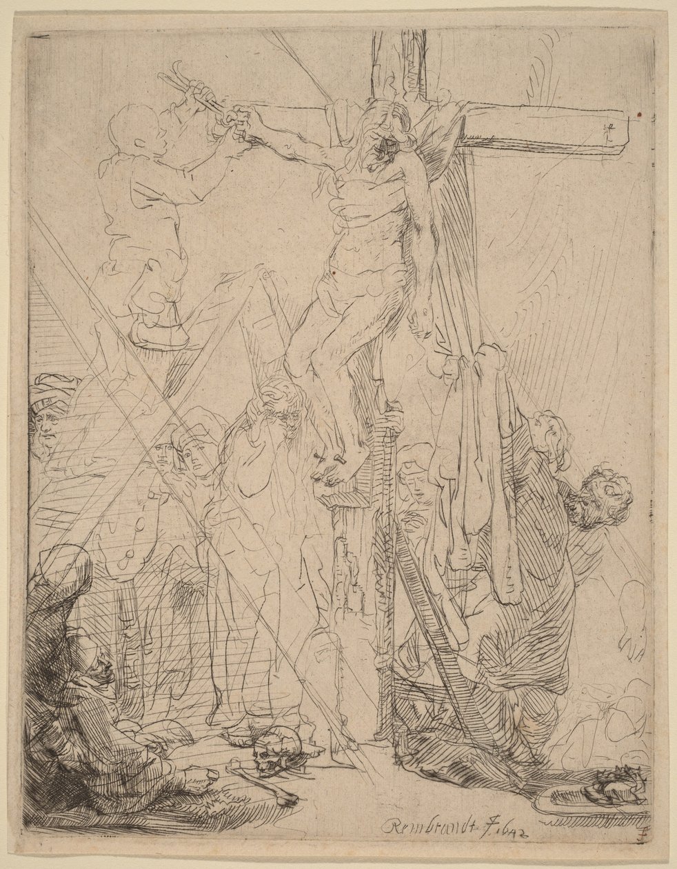 La Descente de croix : une esquisse - Rembrandt van Rijn