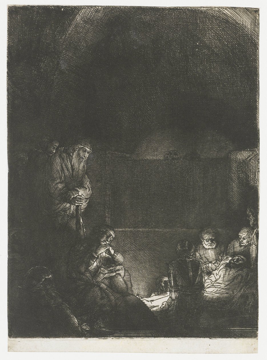 La Mise au tombeau - Rembrandt van Rijn