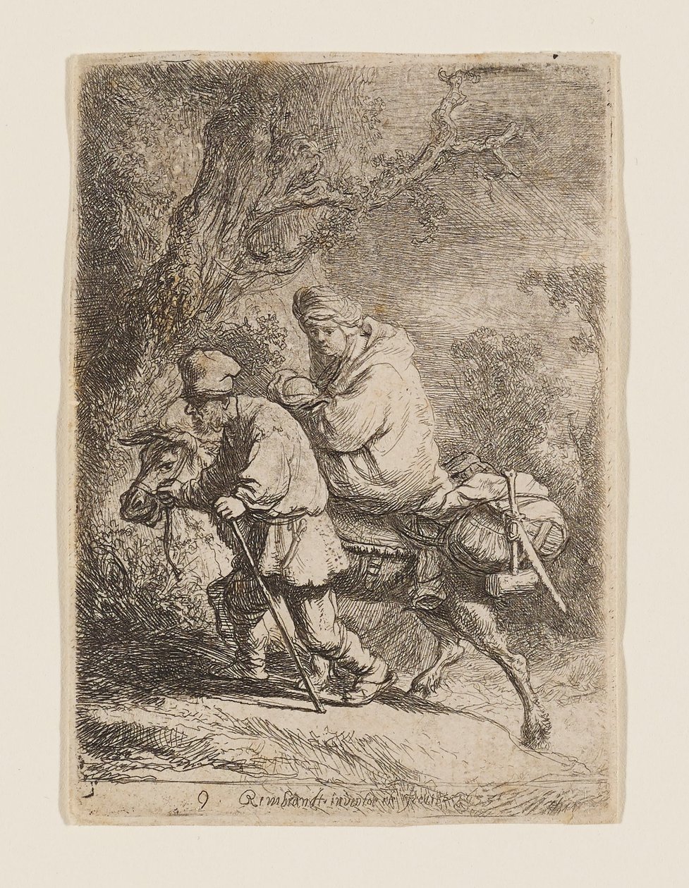 La fuite en Égypte - Rembrandt van Rijn