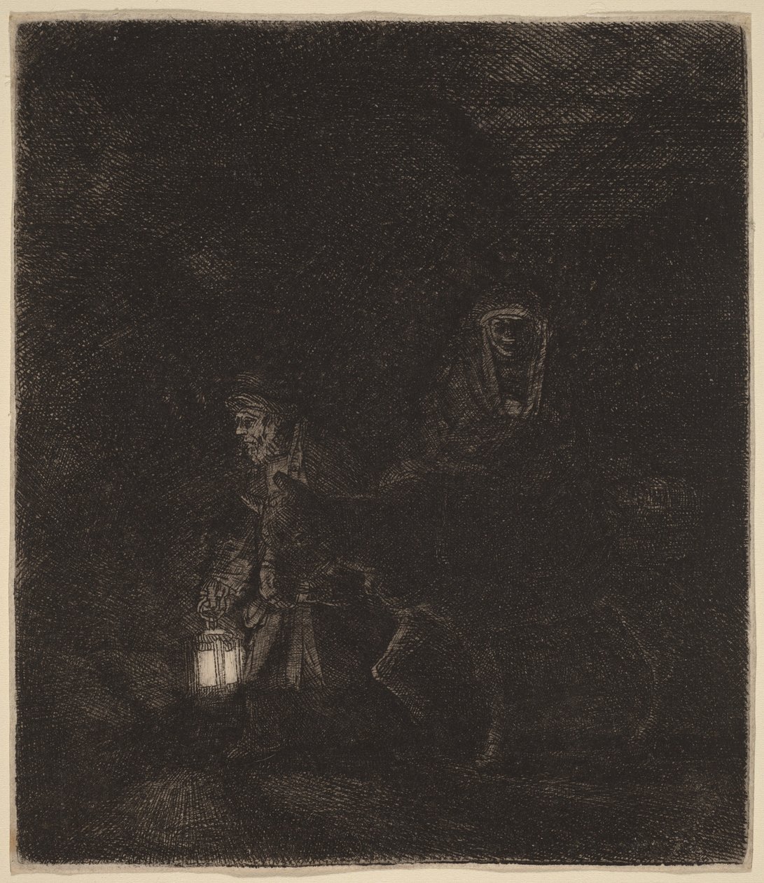 La fuite en Égypte - Rembrandt van Rijn