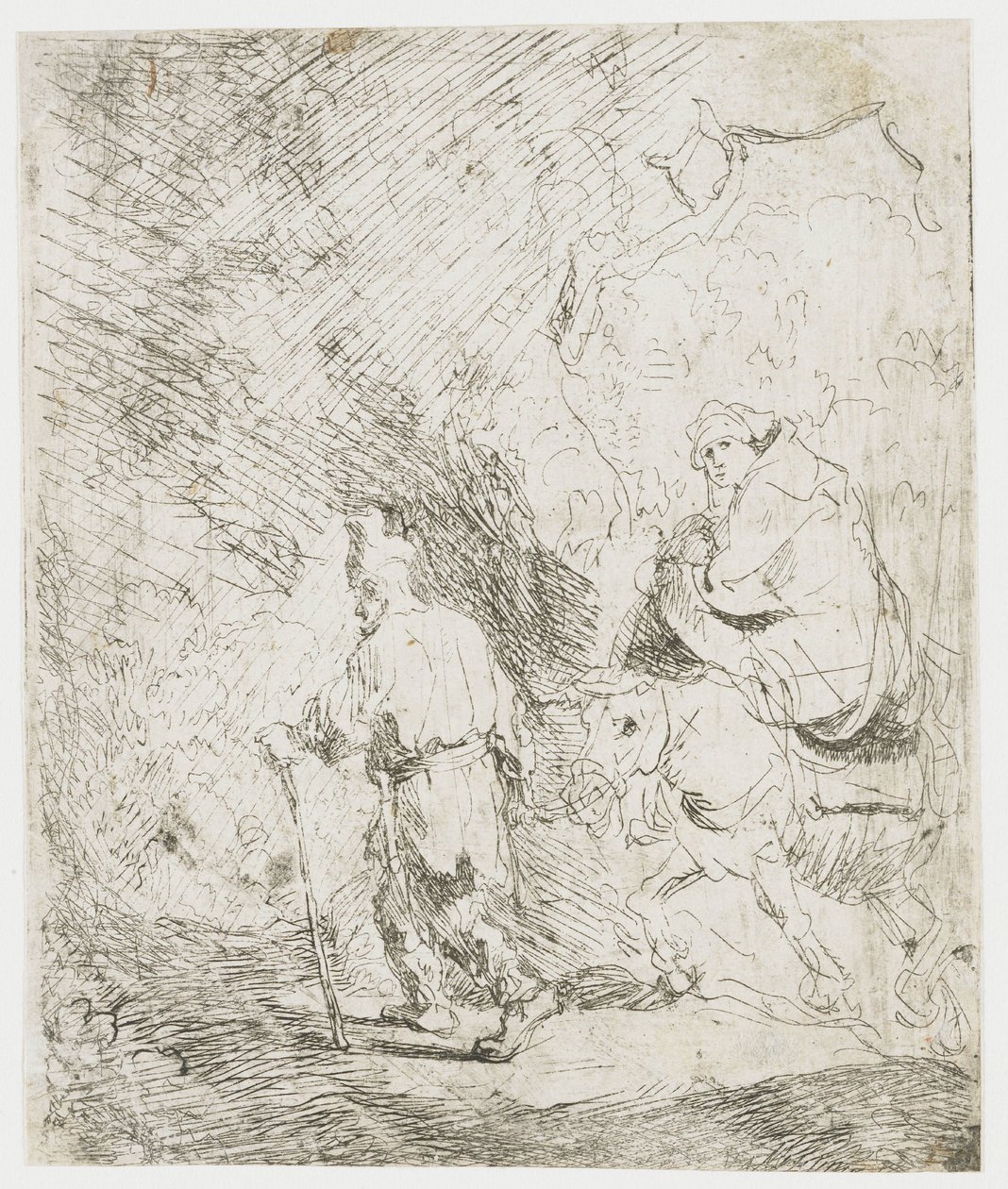 La fuite en Égypte - Rembrandt van Rijn