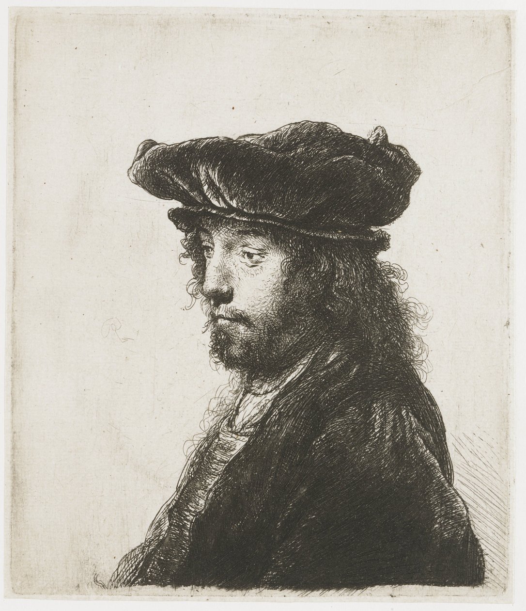 La quatrième tête orientale - Rembrandt van Rijn