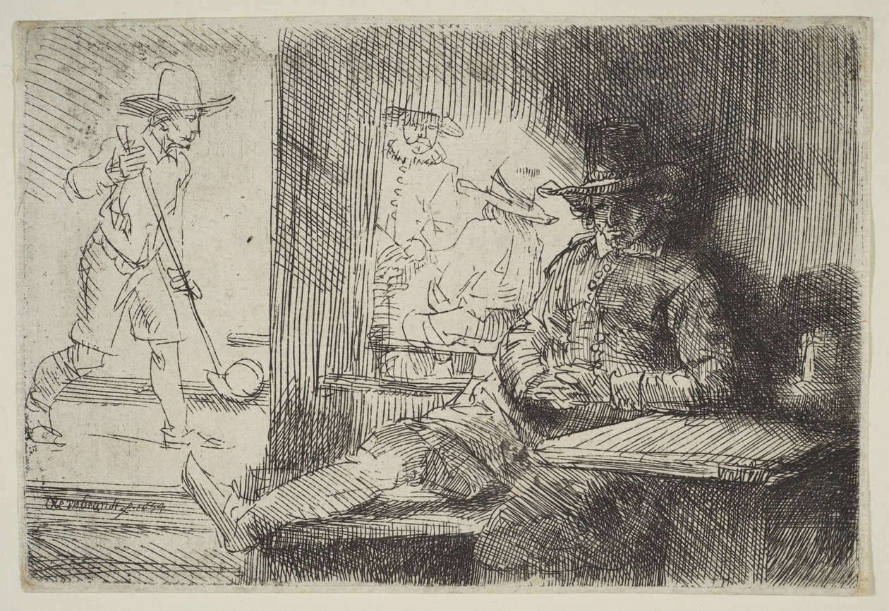 Le Joueur de Golf - Rembrandt van Rijn