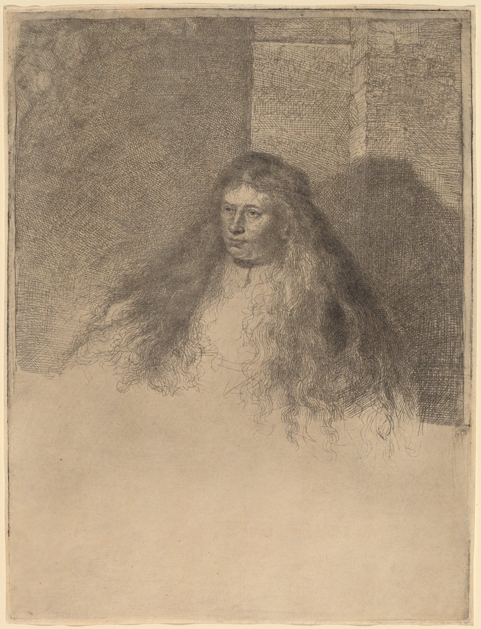 La grande mariée juive - Rembrandt van Rijn