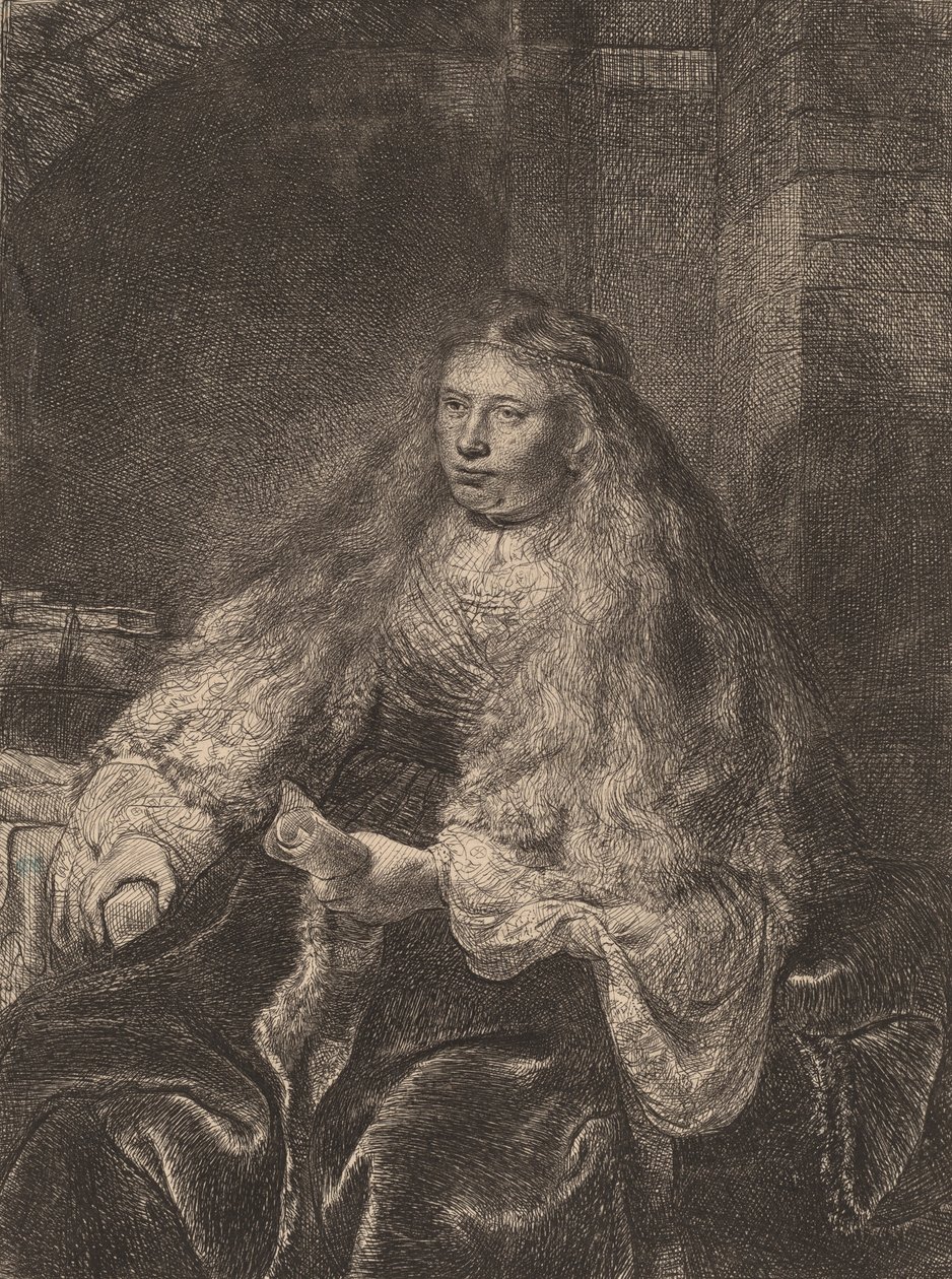 La grande mariée juive - Rembrandt van Rijn