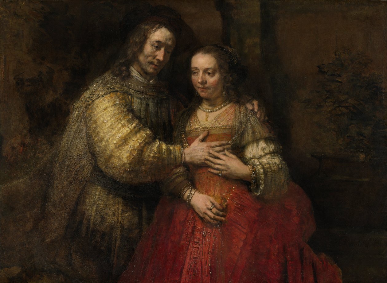 La fiancée juive, c.1667 - Rembrandt van Rijn