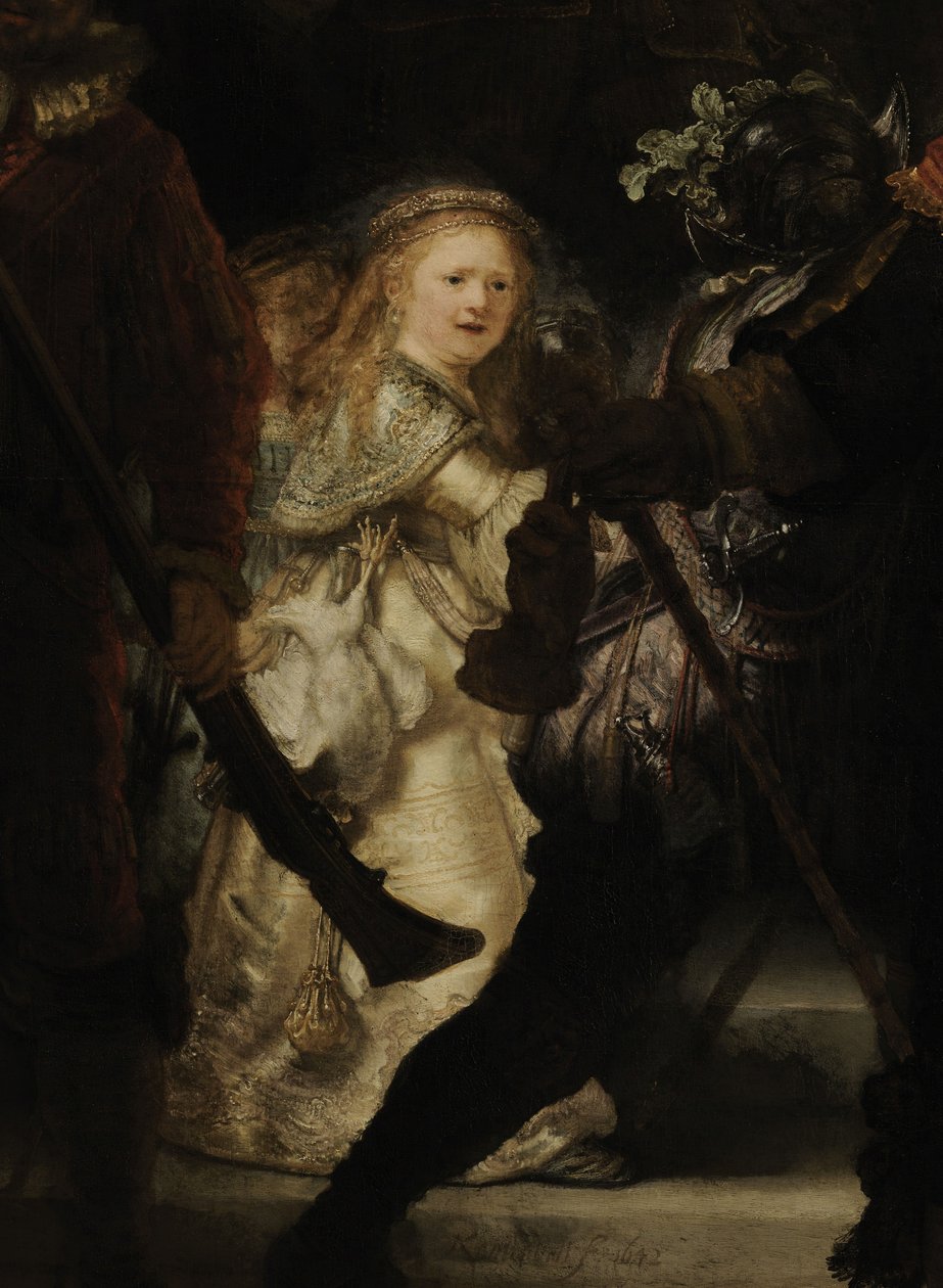 La Ronde de nuit (détail), 1642 - Rembrandt van Rijn