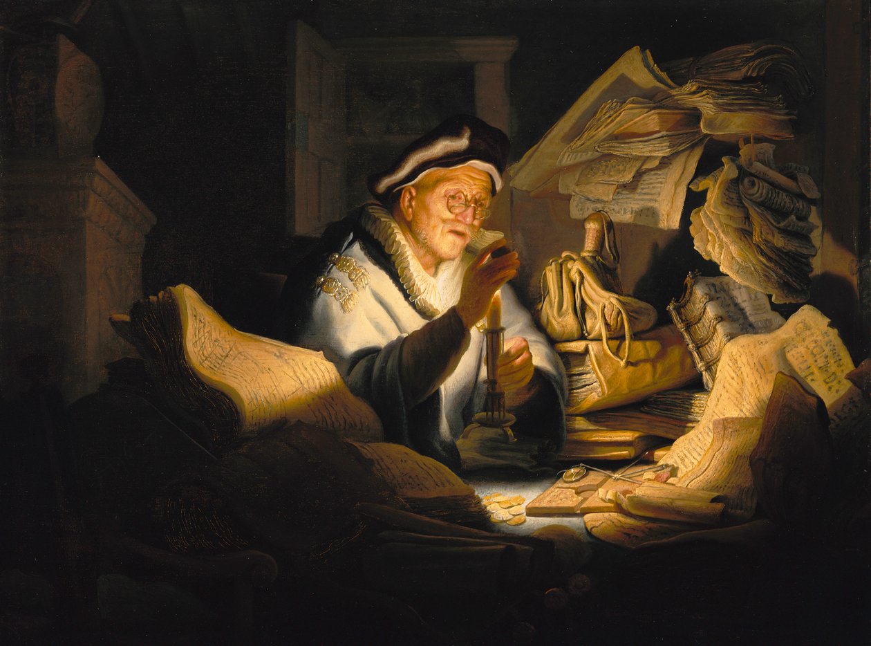 La parabole du riche insensé, 1627 - Rembrandt van Rijn