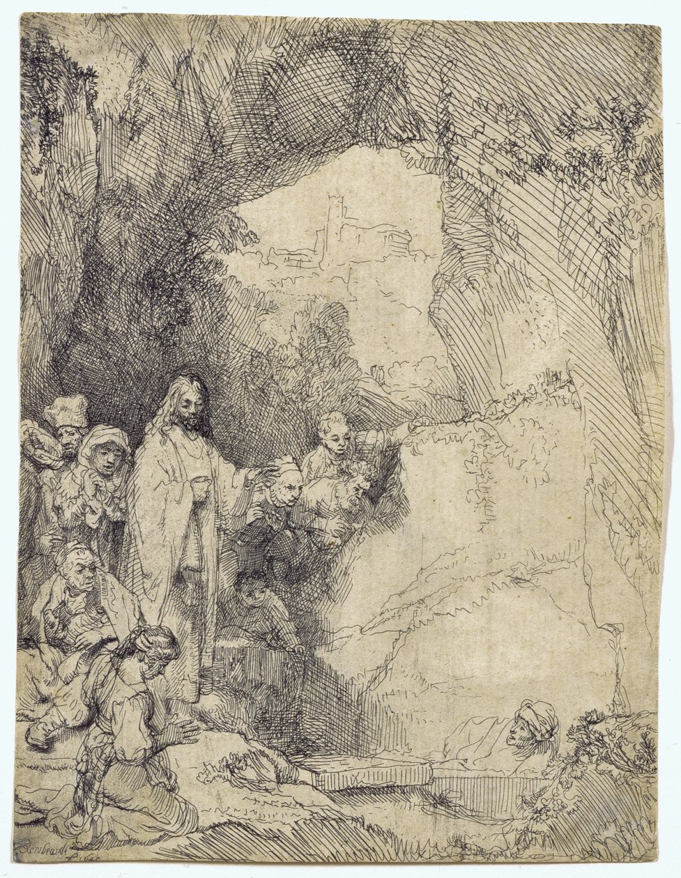 La Résurrection de Lazare - Rembrandt van Rijn