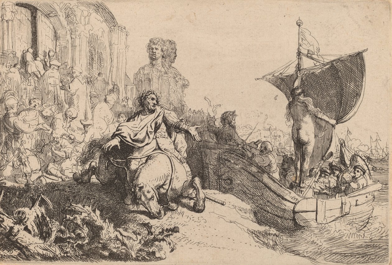 Le navire de la fortune, 1633 - Rembrandt van Rijn
