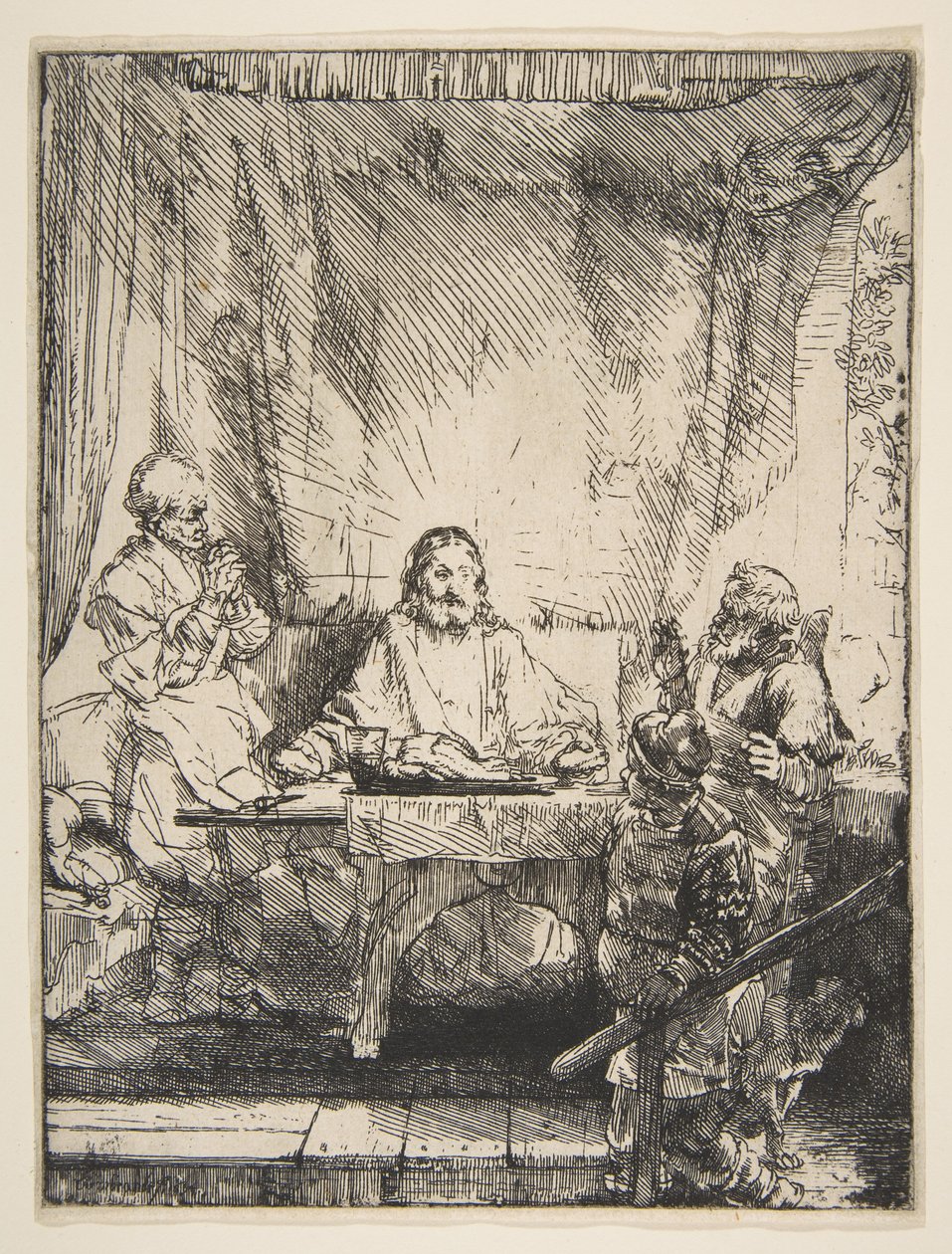 Le Souper à Emmaüs - Rembrandt van Rijn