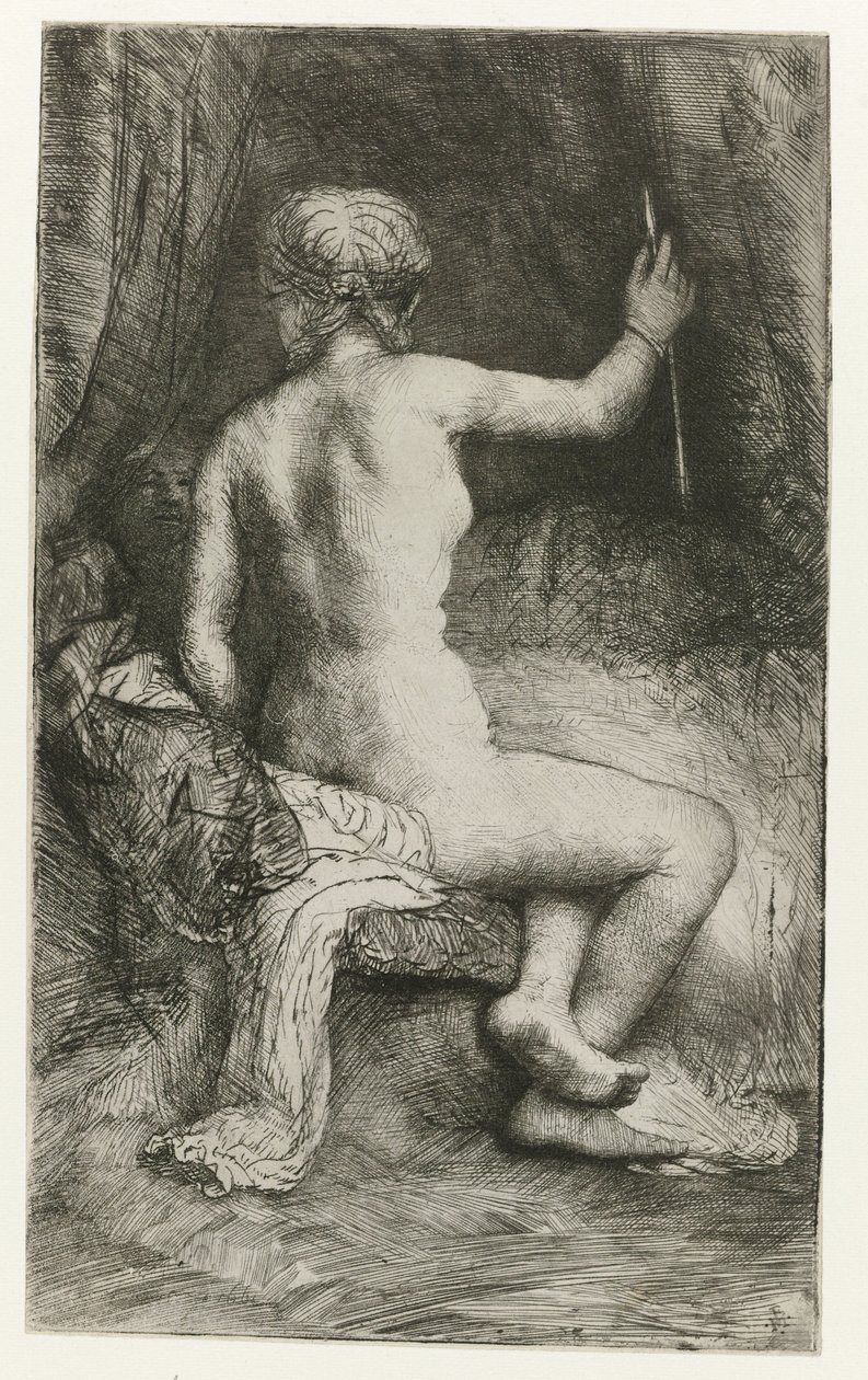 La Femme à la flèche - Rembrandt van Rijn