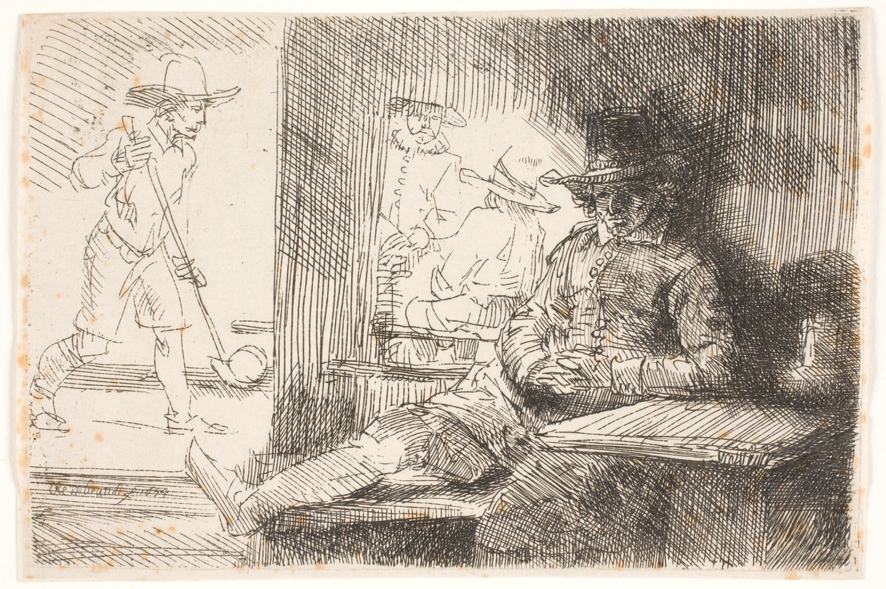 Le golfeur - Rembrandt van Rijn