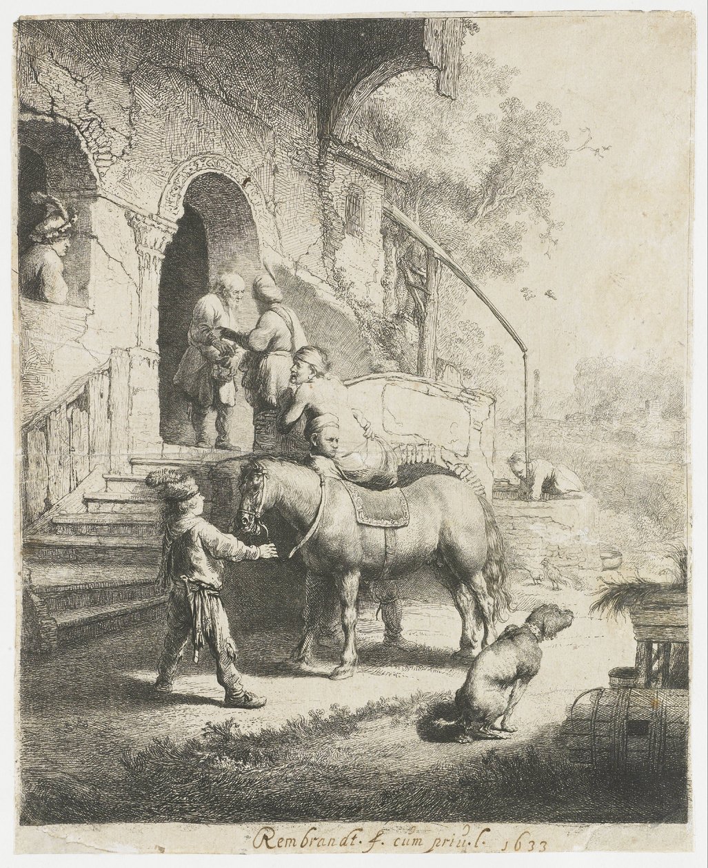 Le bon Samaritain - Rembrandt van Rijn