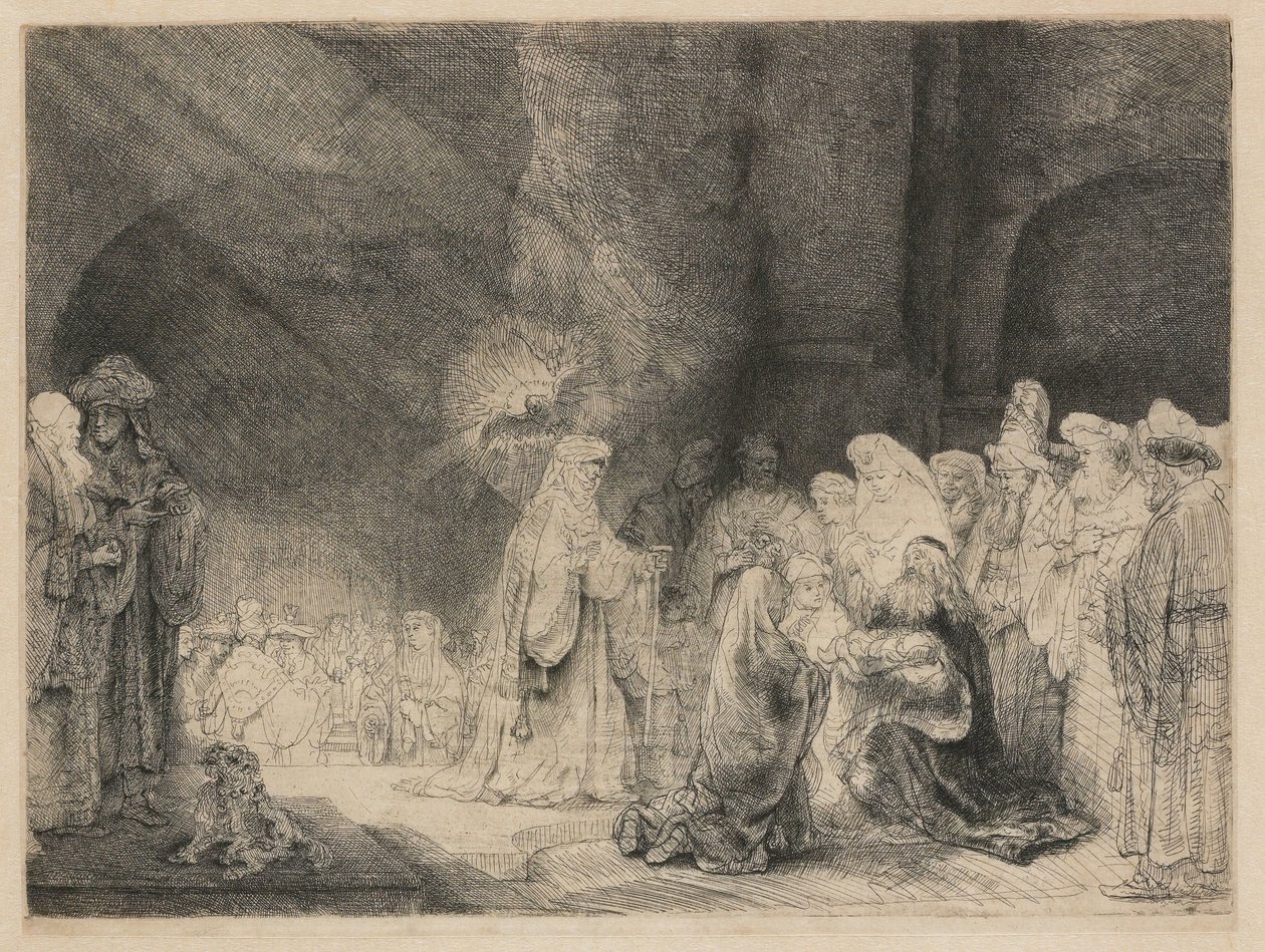La présentation au temple - Rembrandt van Rijn