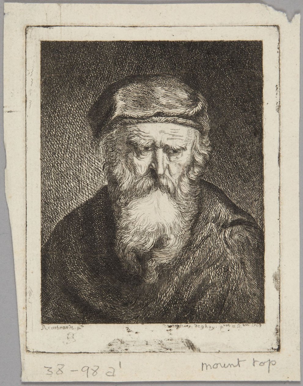 Vieillard atrabilaire - Rembrandt van Rijn