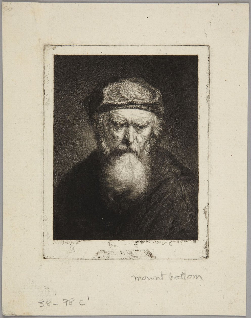 Vieillard atrabilaire - Rembrandt van Rijn