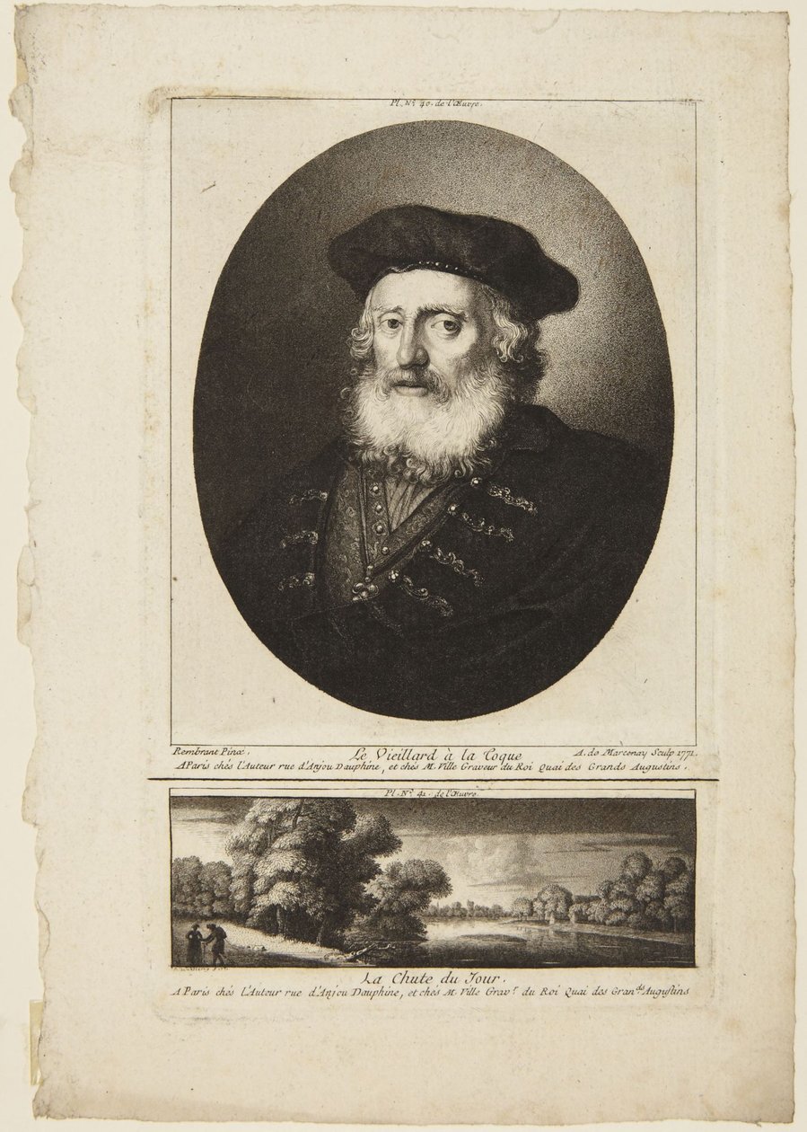 Vieillard à la toque - Rembrandt van Rijn