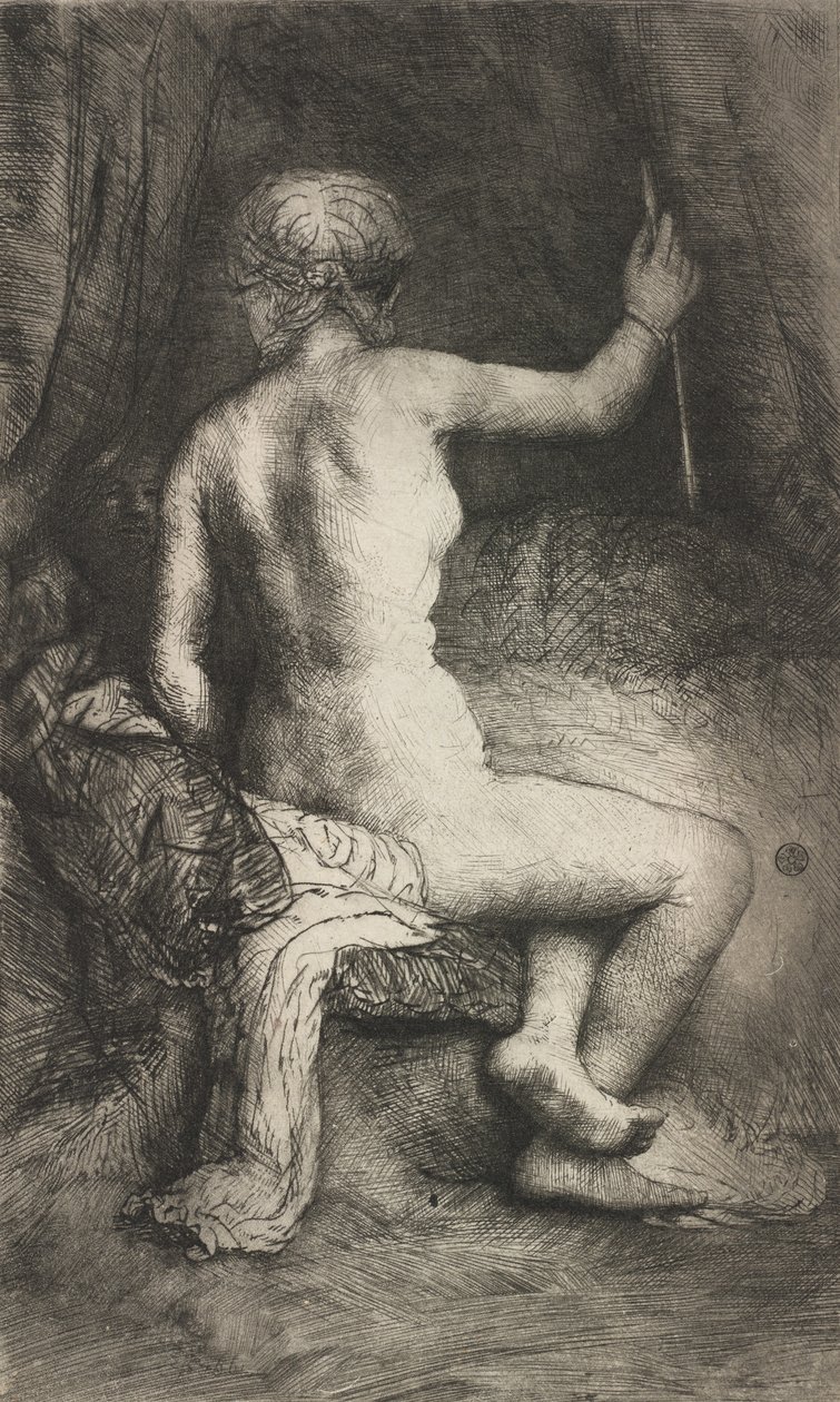 Femme avec la flèche - Rembrandt van Rijn