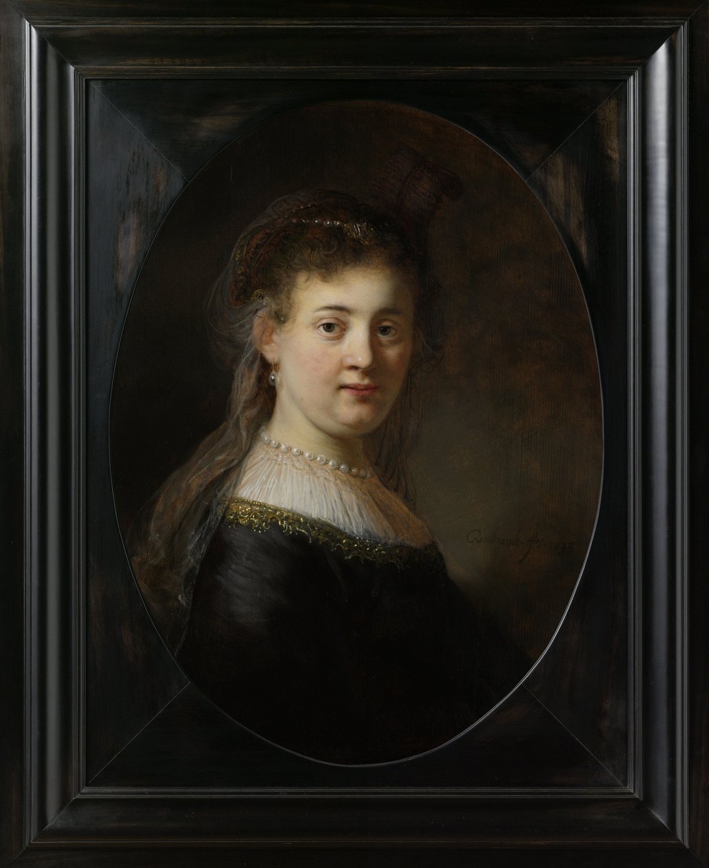 Jeune femme en costume de fantaisie, 1633 - Rembrandt van Rijn