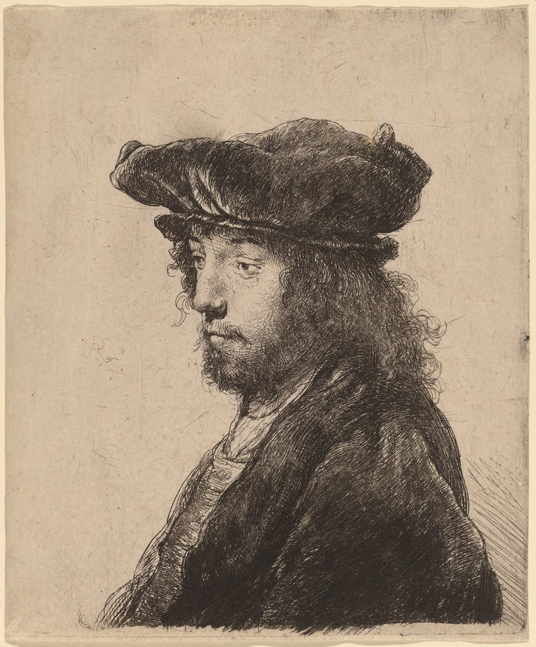 La quatrième tête orientale - Rembrandt van Rijn and Studio of Rembrandt