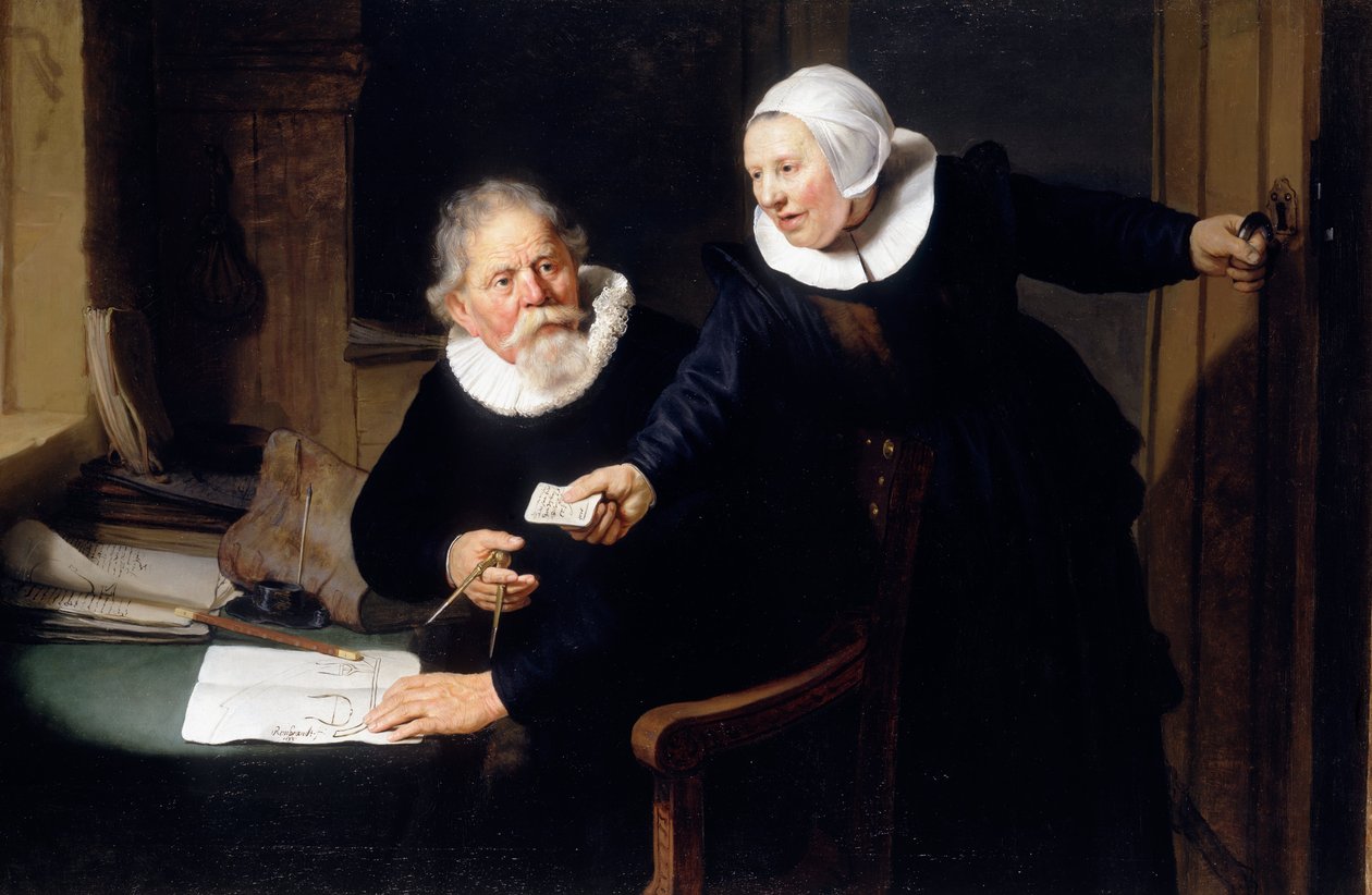Le constructeur naval et sa femme - Rembrandt van Rijn