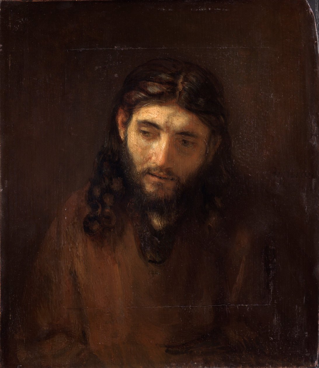 Tête du Christ - Rembrandt van Rijn