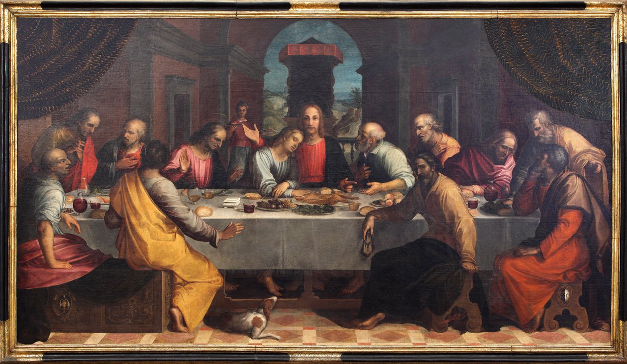 La Cène, 1604 - Remigio Cantagallina