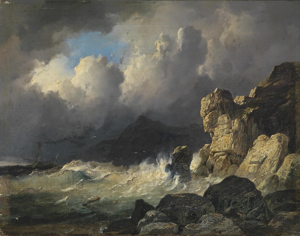Côte orageuse - Remigius Adrianus Haanen