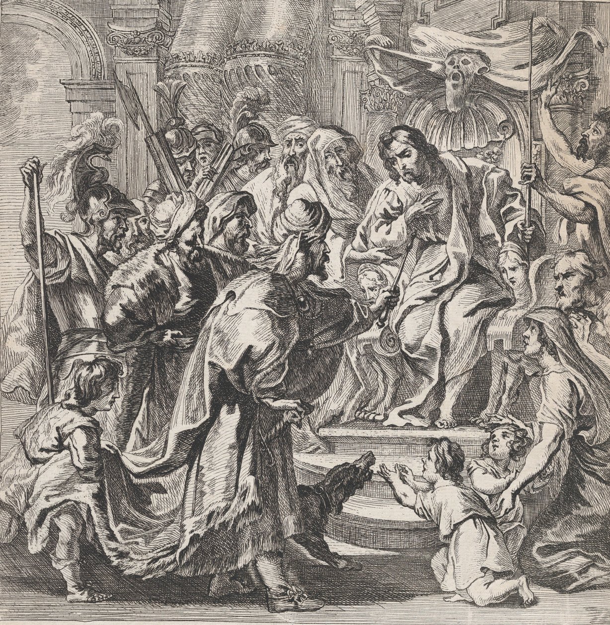 Cambyse punissant le juge injuste Sisamnes, vers 1630-80 - Remoldus Eynhoudts