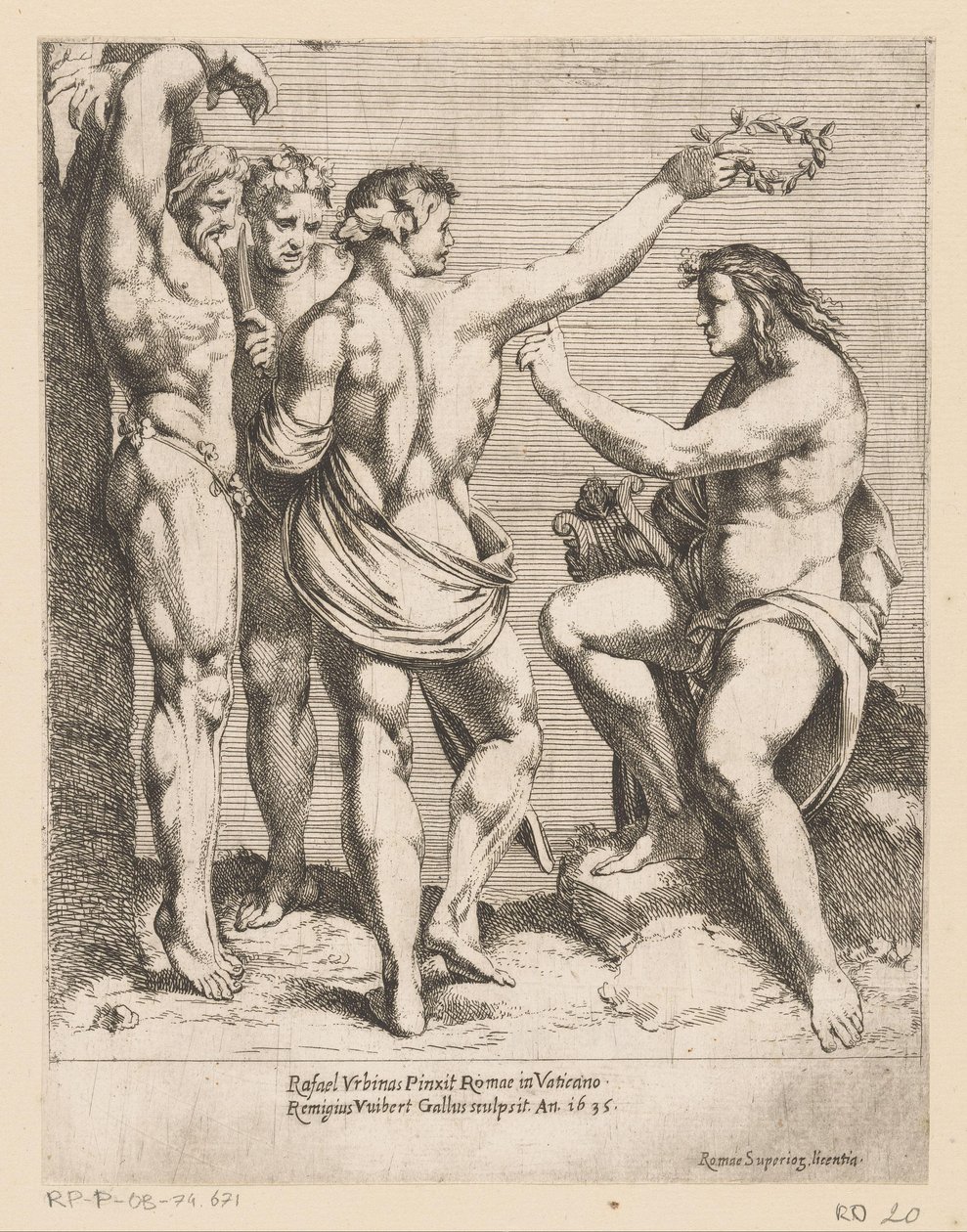 Apollon et Marsyas - Remy Vuibert