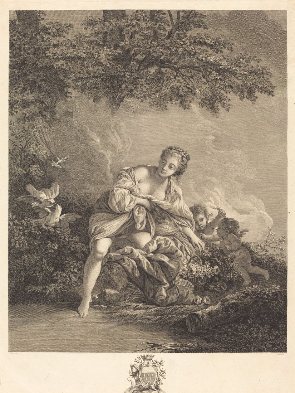 Vénus et les amours - René Gaillard after François Boucher