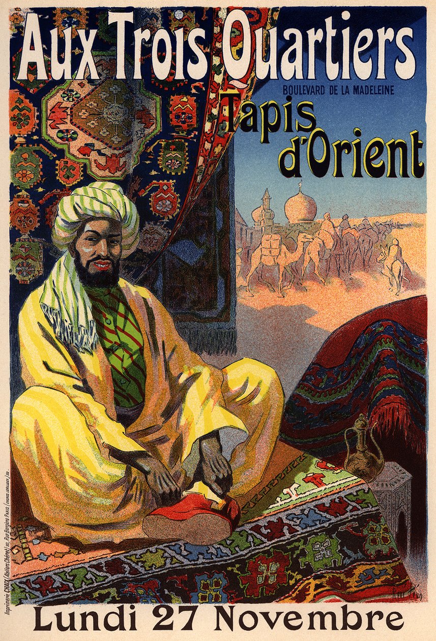 Trois Quartiers - Affiche Tapis d