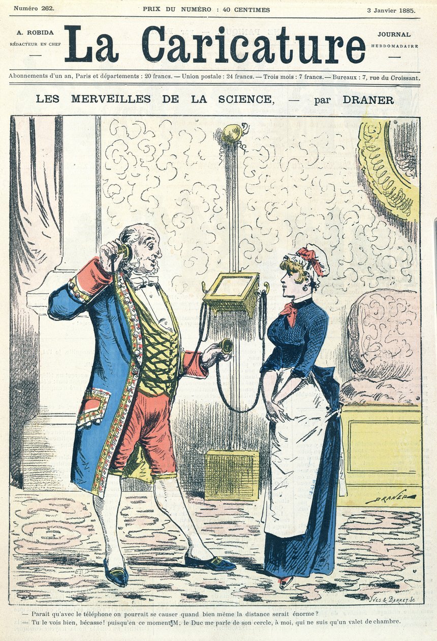 Le Téléphone, illustration de 