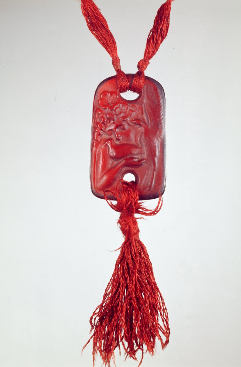 Pendentif avec finition satinée et relief légèrement poli par Lalique, c.1902 - Rene Jules Lalique