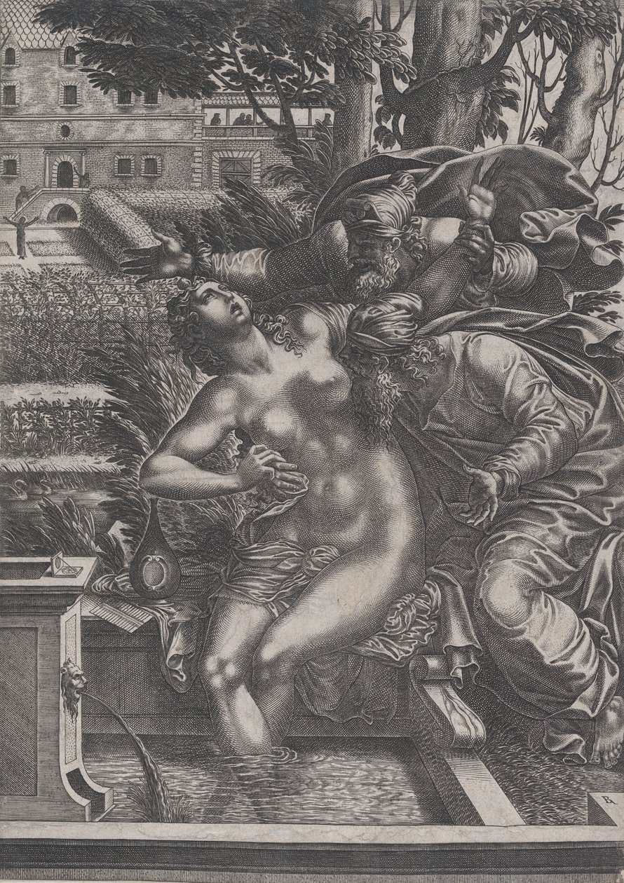 Suzanne et les vieillards - Rene Boyvin