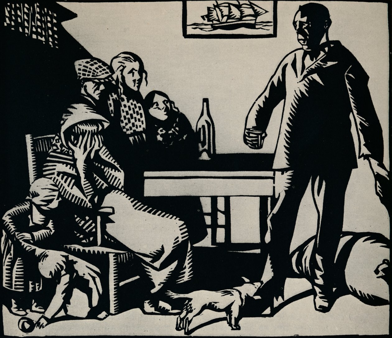 Illustration pour Le Retour Du Marin, 1926 - Rene Georges Hermann Paul