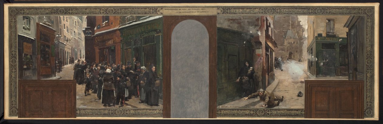 Le bombardement de Mont Sainte-Geneviève. Rationnement de la population - Rene Joseph Gilbert